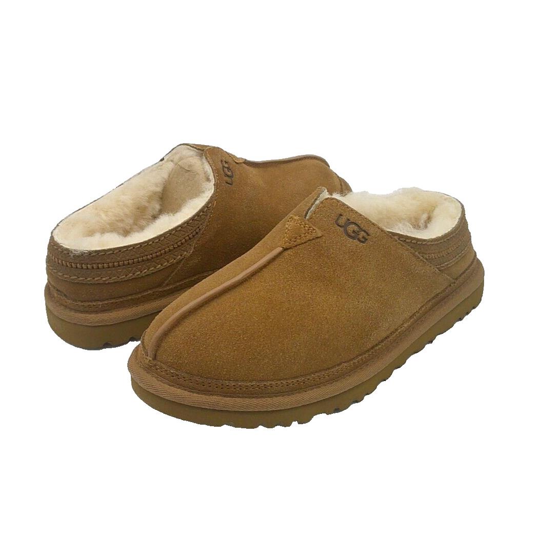 Ugg Neuman Men / Women Slipper Suede Chestnut US Men 7 / Women 8