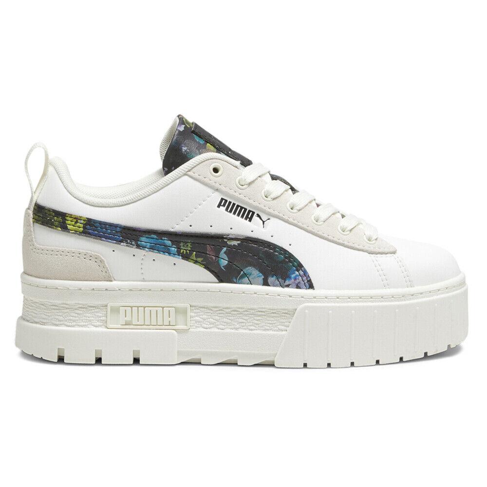 Puma Liberty X Mayze Floral Platform Womens White Sneakers Casual Shoes 3948850