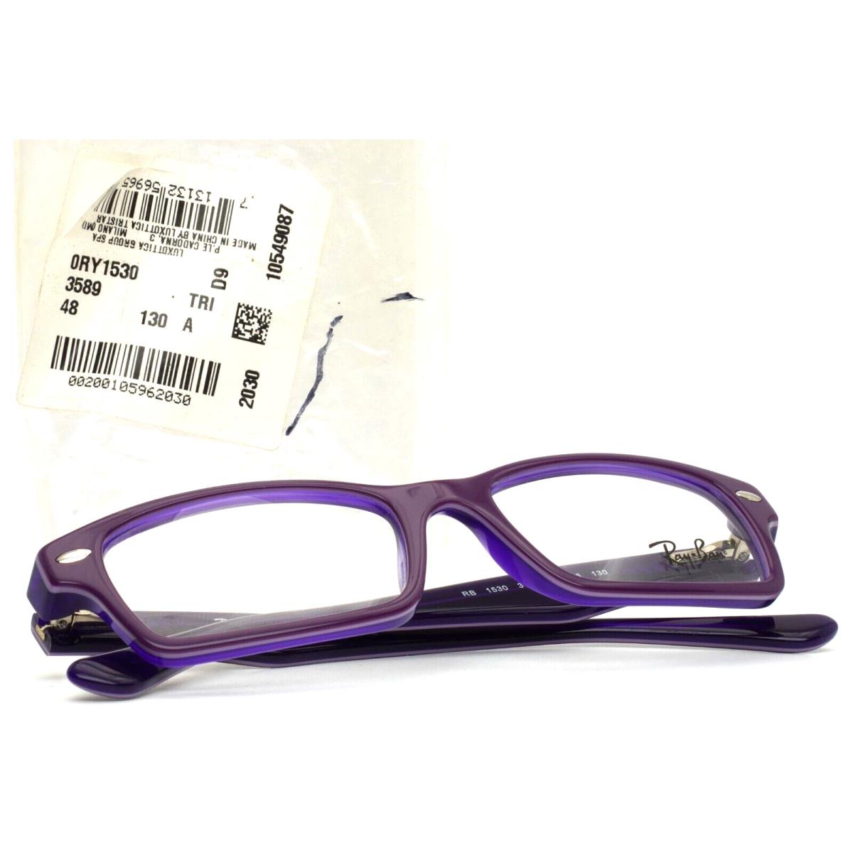 Ray-Ban Junior Eyeglasses RB 1530 popular 3589 Purple Rectangular Frame 48[]16 130