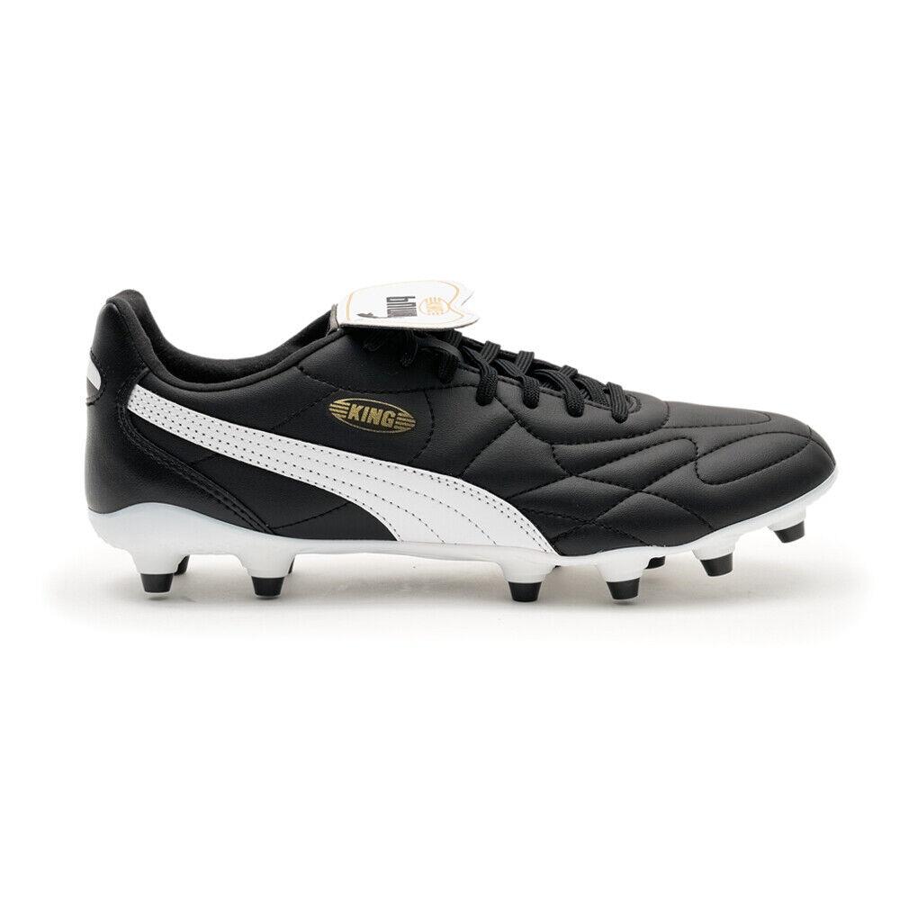 Puma King Top Firm Groundartificial Ground Soccer Cleats Mens Black Sneakers Ath