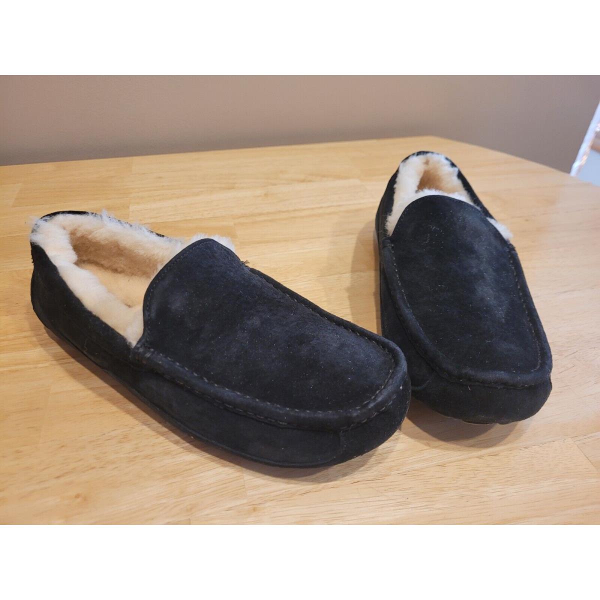 Ugg Men`s Ascot Slippers Size 10 Medium Width Black