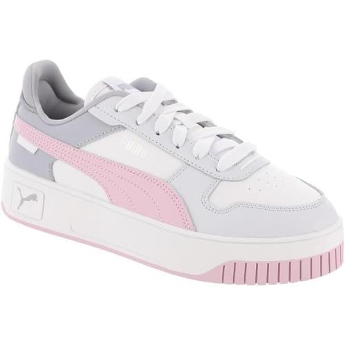 Women`s Puma Carina Street Puma White-grape Mist-silver 389390 23 - Puma White-Grape Mist-Silver