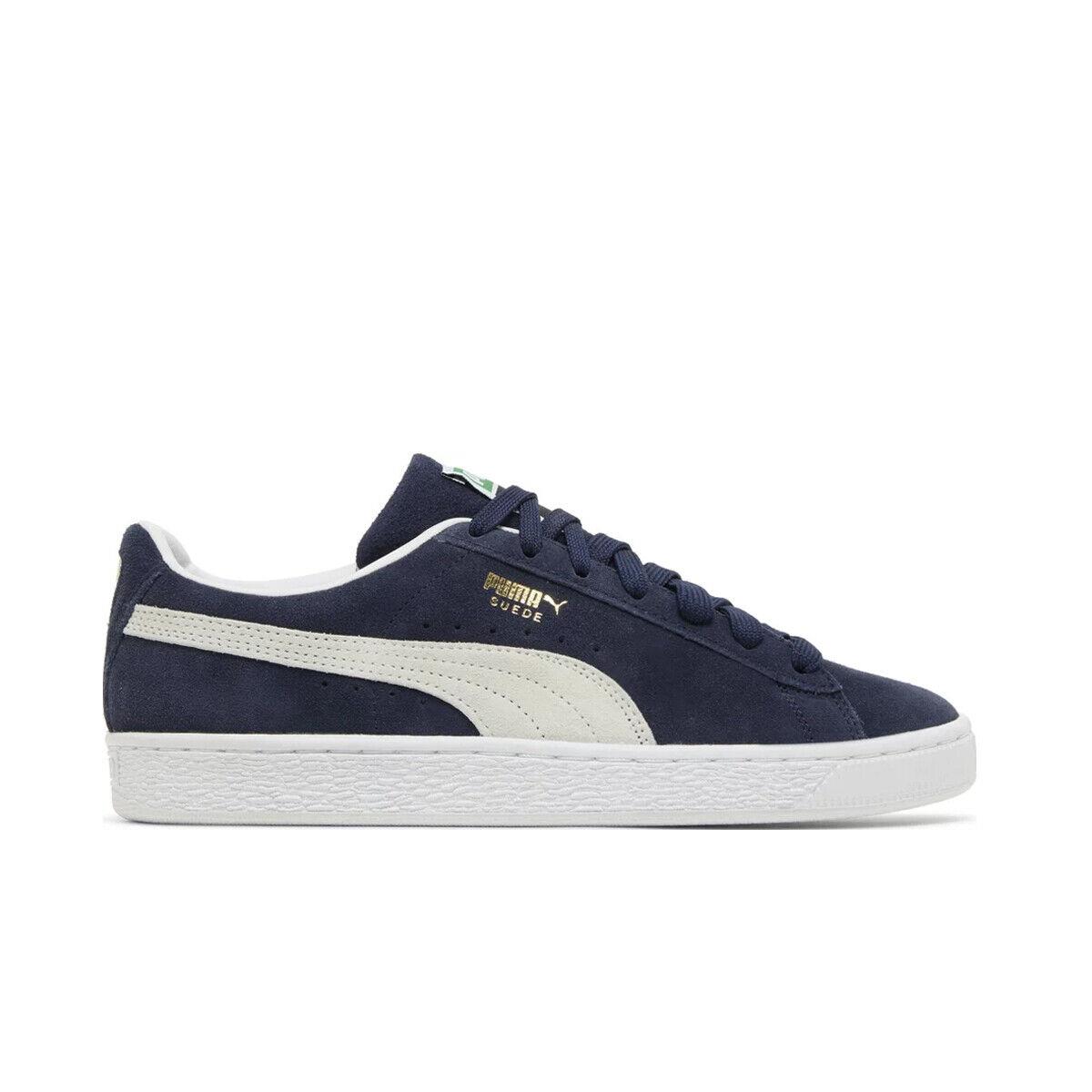 Puma Athletic Shoes Suede Classic Xxi Mens Blue 374915 - Peacot/White