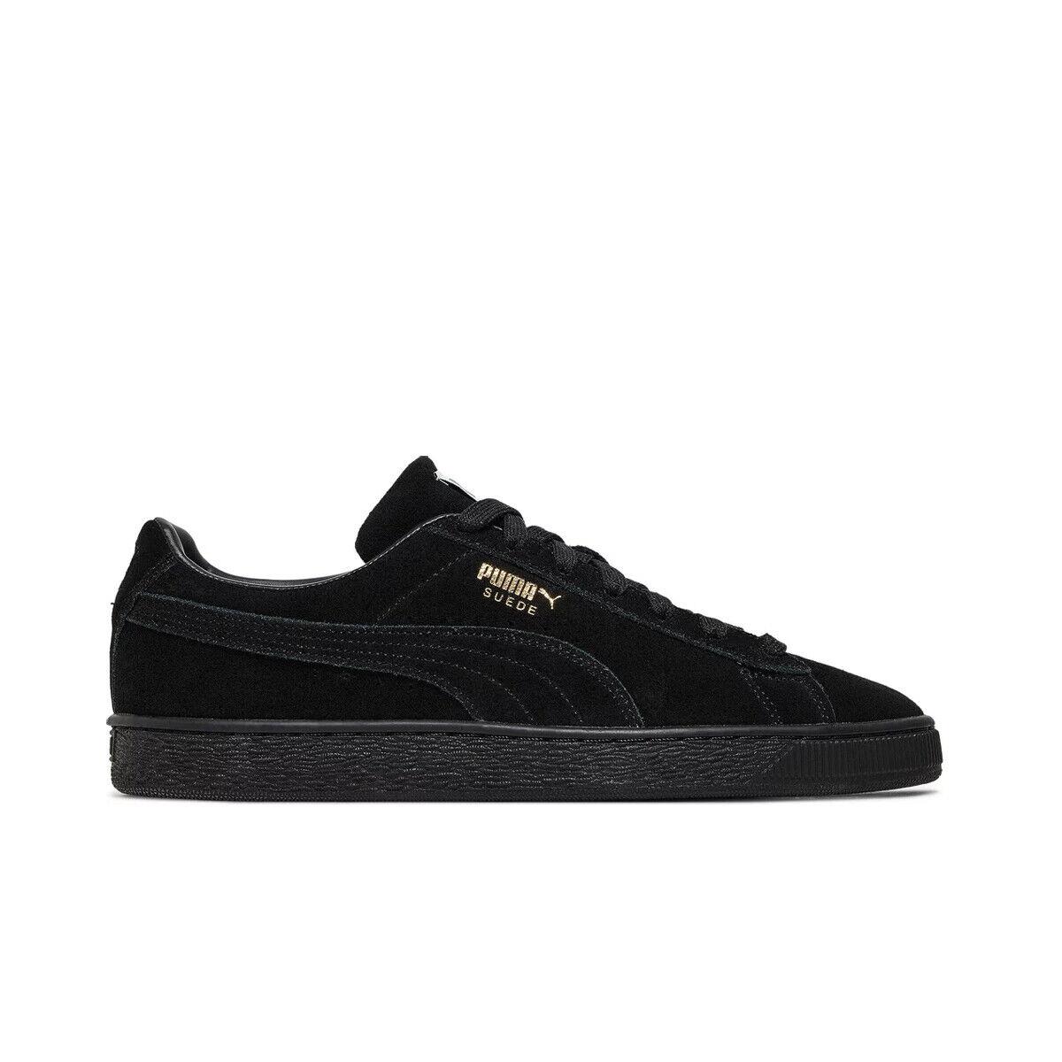 Puma Athletic Shoes Suede Classic Xxi Mens Black 374915 - Black/Black