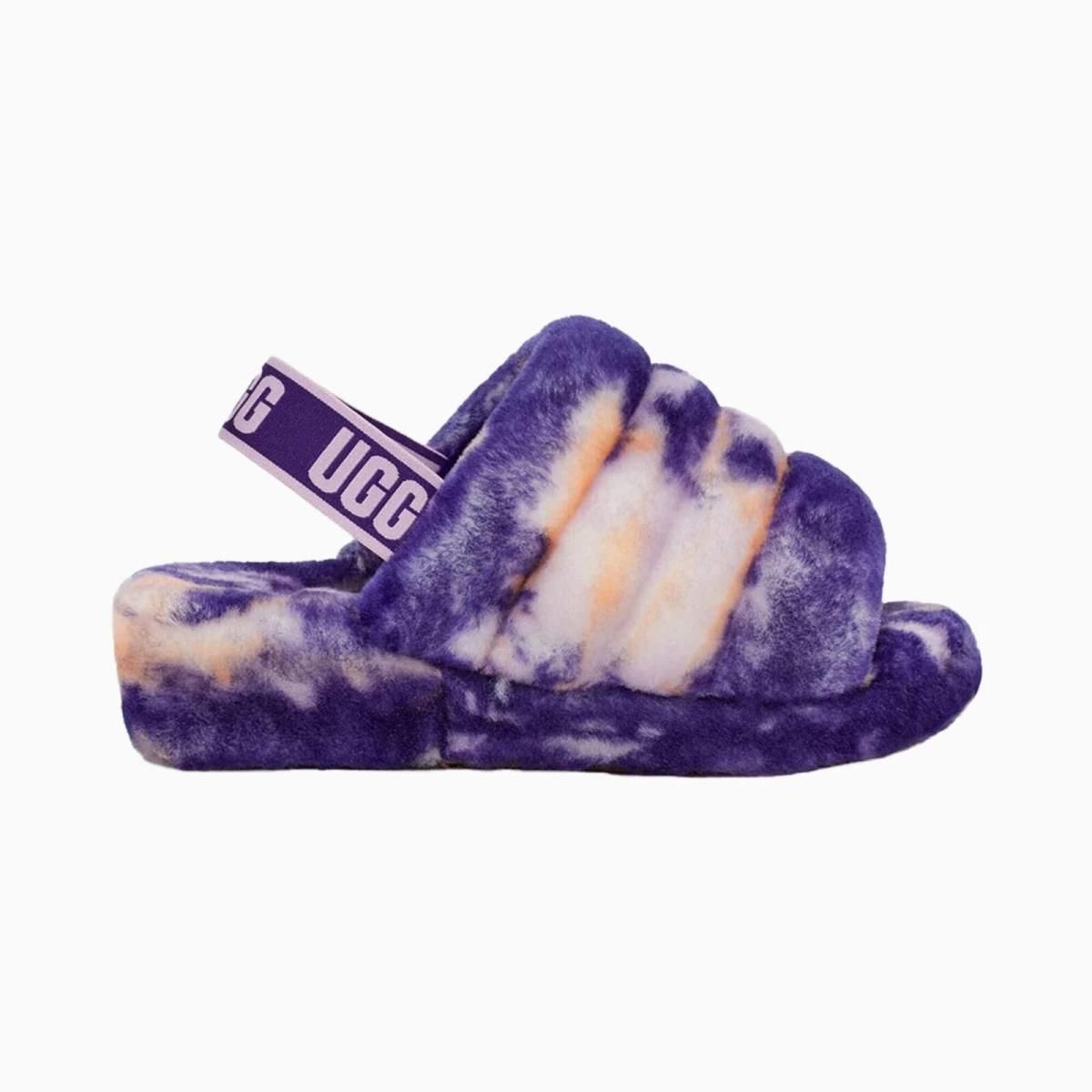 Ugg Fluff Yeah Slide Marble Violet Night 1122554W-VNGH Women`s Size 11 Medium