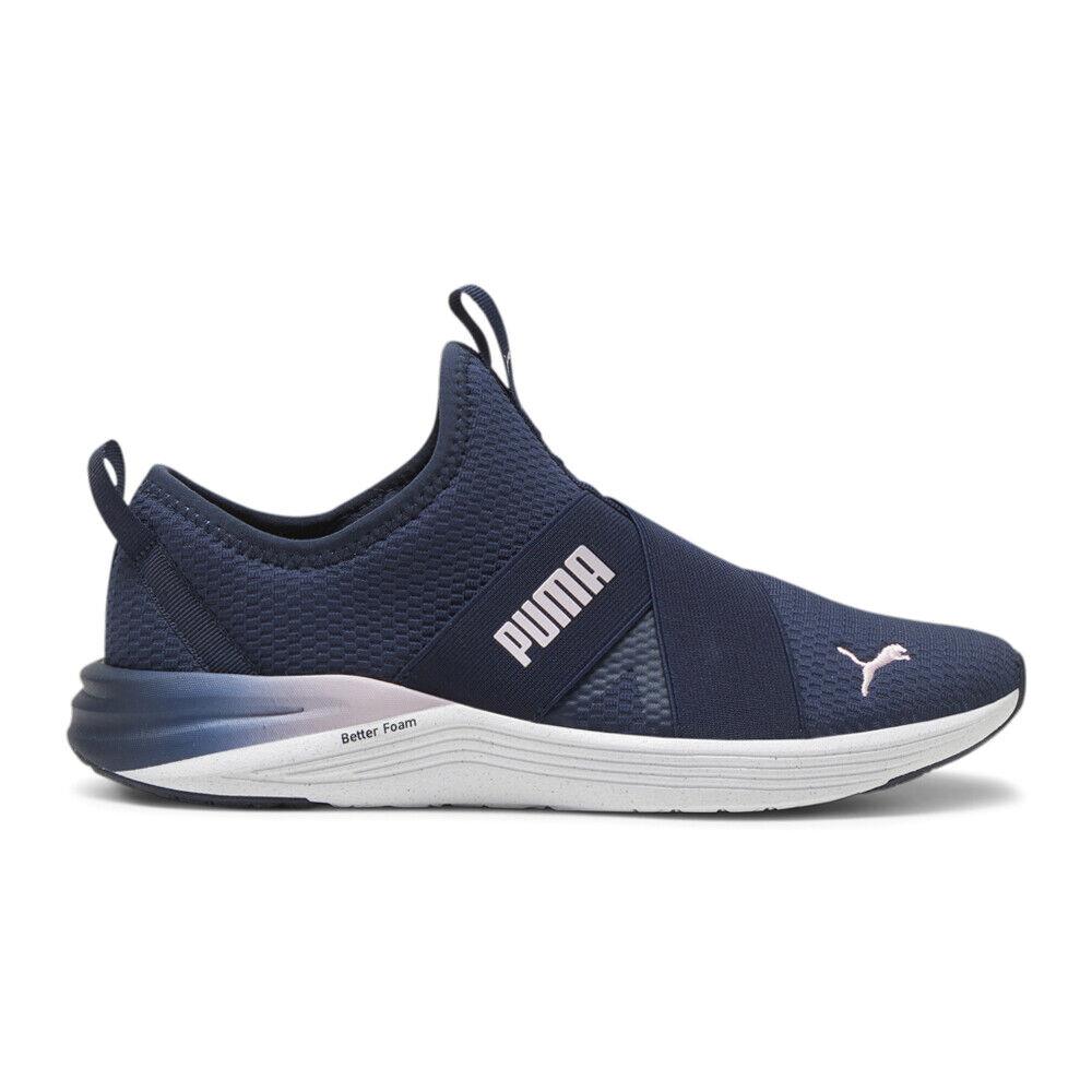 Puma Better Foam Prowl Slip On Womens Blue Sneakers Casual Shoes 37654221 - Blue