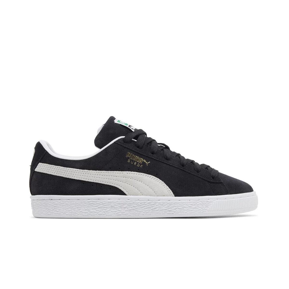 Puma Athletic Shoes Suede Classic Xxi Mens Black 374915 - Black/White