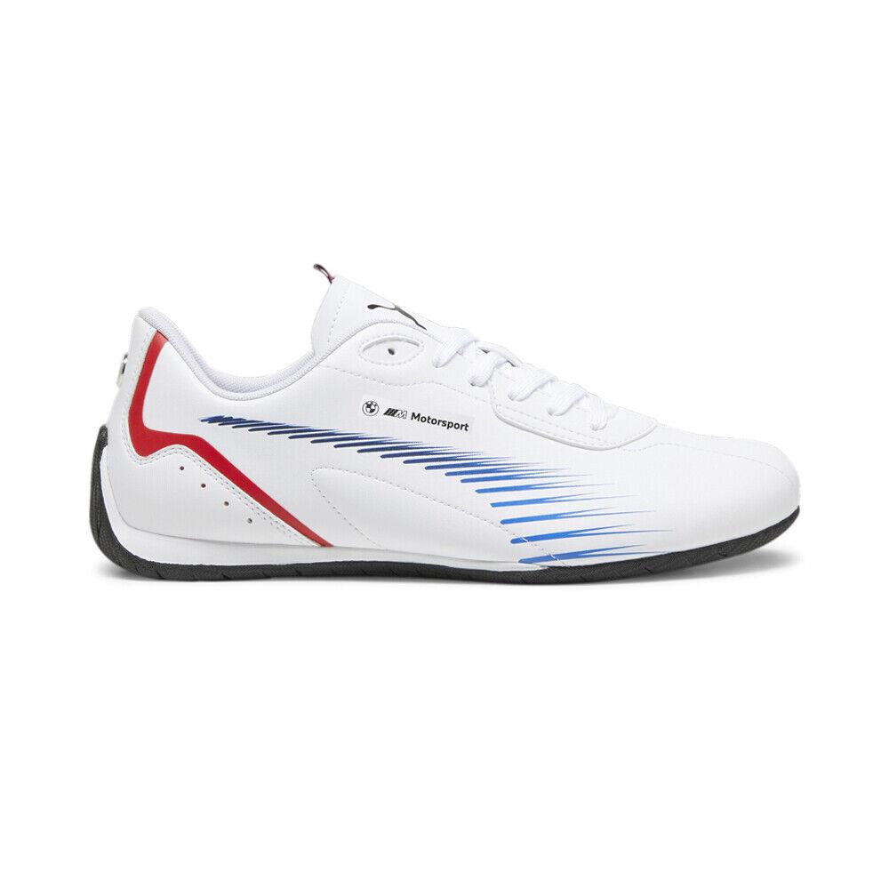 Puma Bmw Mms Neo Cat 2.0 Lace Up Mens White Sneakers Casual Shoes 30805702