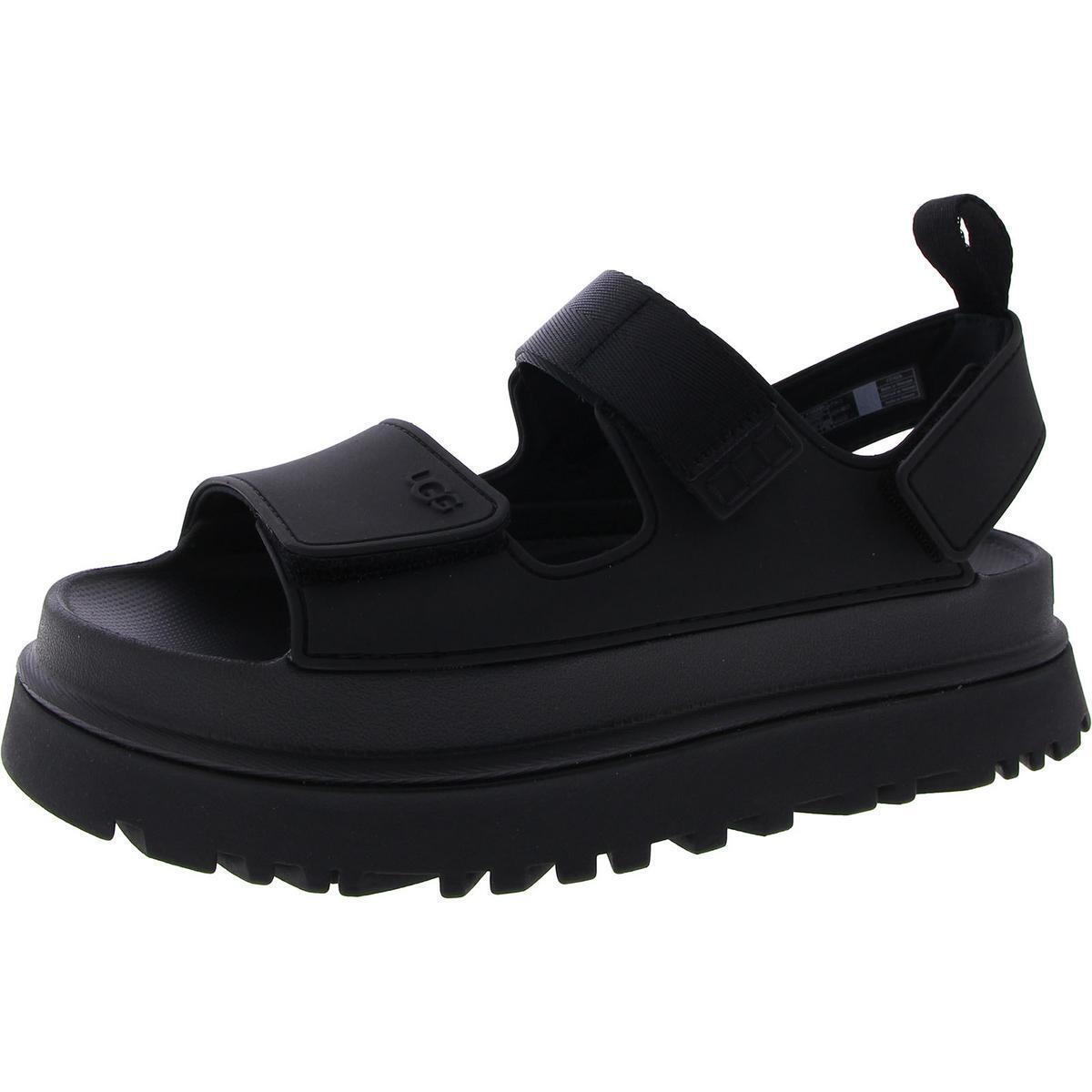 Ugg Womens Venture Daze Black Platform Sandals Shoes 5 Medium B M Bhfo 9698