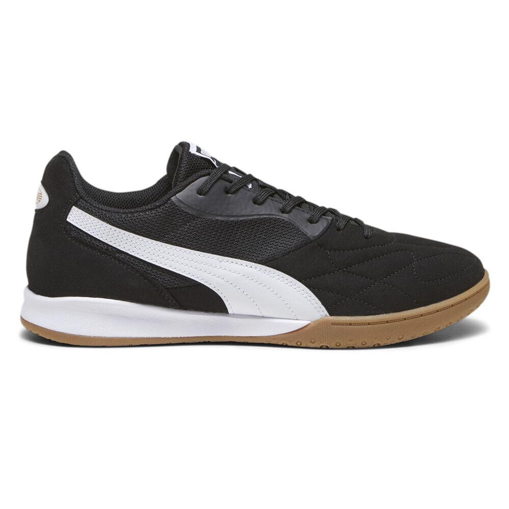 Puma King Top Indoor Training Soccer Mens Black Sneakers Athletic Shoes 10734901