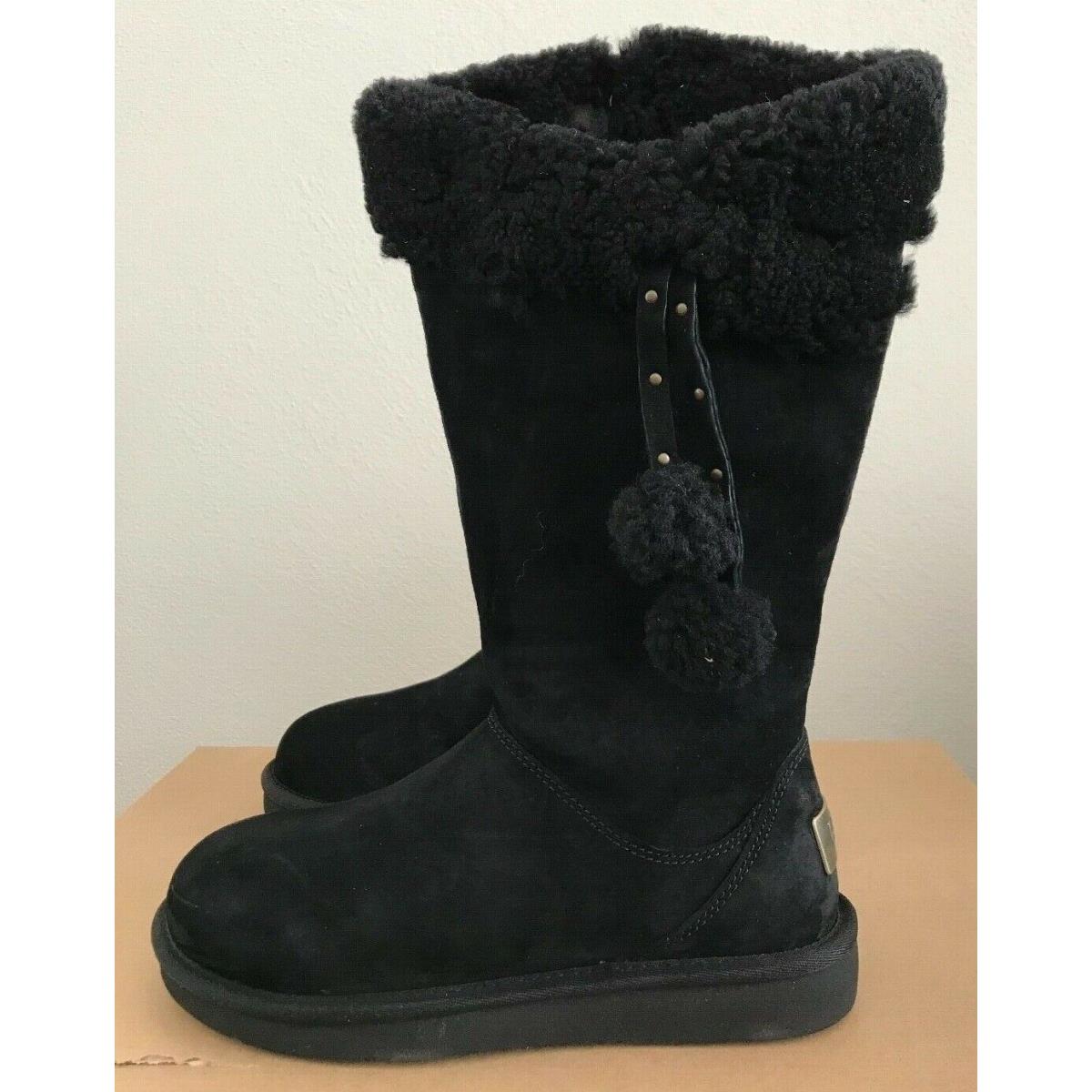 Ugg Winter Boots Plumdale Water Resistant Tall Fit Youth 3 Women`s 5 Close Out