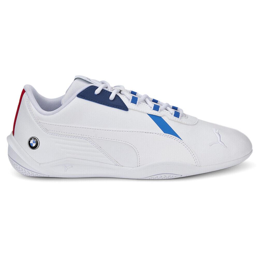 Puma Bmw Mms Rcat Machina Lace Up Mens White Sneakers Casual Shoes 30731102