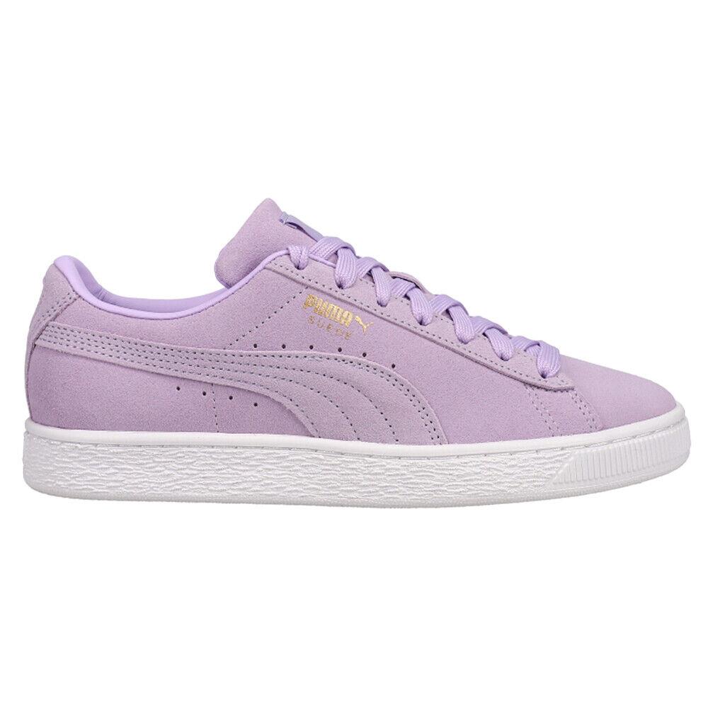 Puma Suede Classic Xxi Lace Up Womens Purple Sneakers Casual Shoes 38141022 - Purple