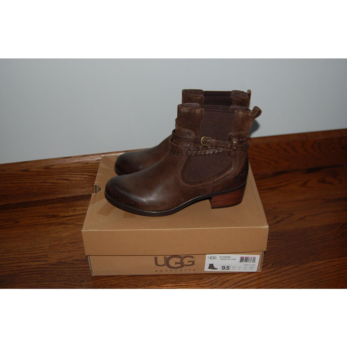 Ugg Krewe Boots Leather Women`s Sz 9.5