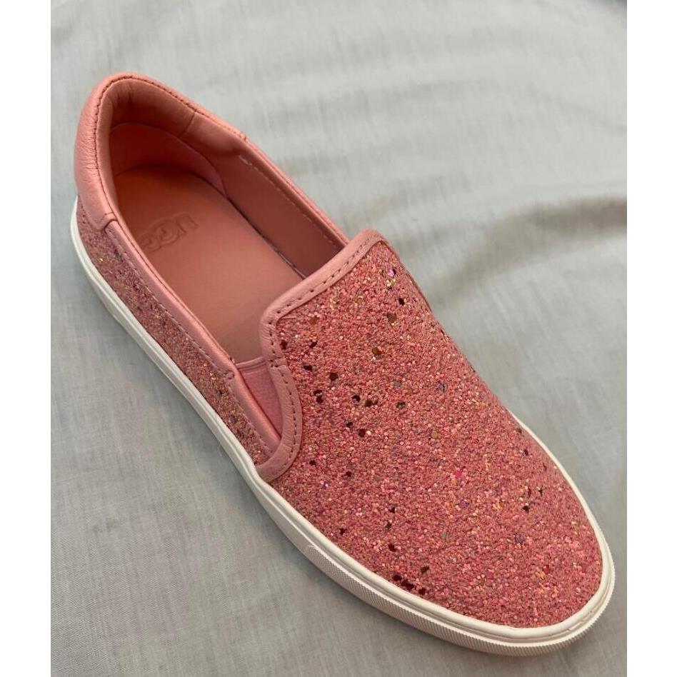 Ugg Jass Chunky Glitter Pink Womens Fashion Sneakers 8 Slip on