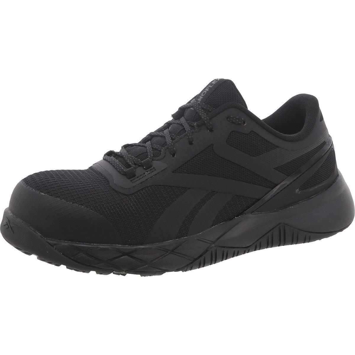 Reebok Womens Nanoflex TR Black Work Safety Shoes 9.5 Medium B M Bhfo 9913 - Black