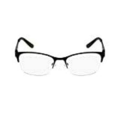 Guess Women Metal Half Frame Eyeglasses 2399 Black/brown 53 18 135