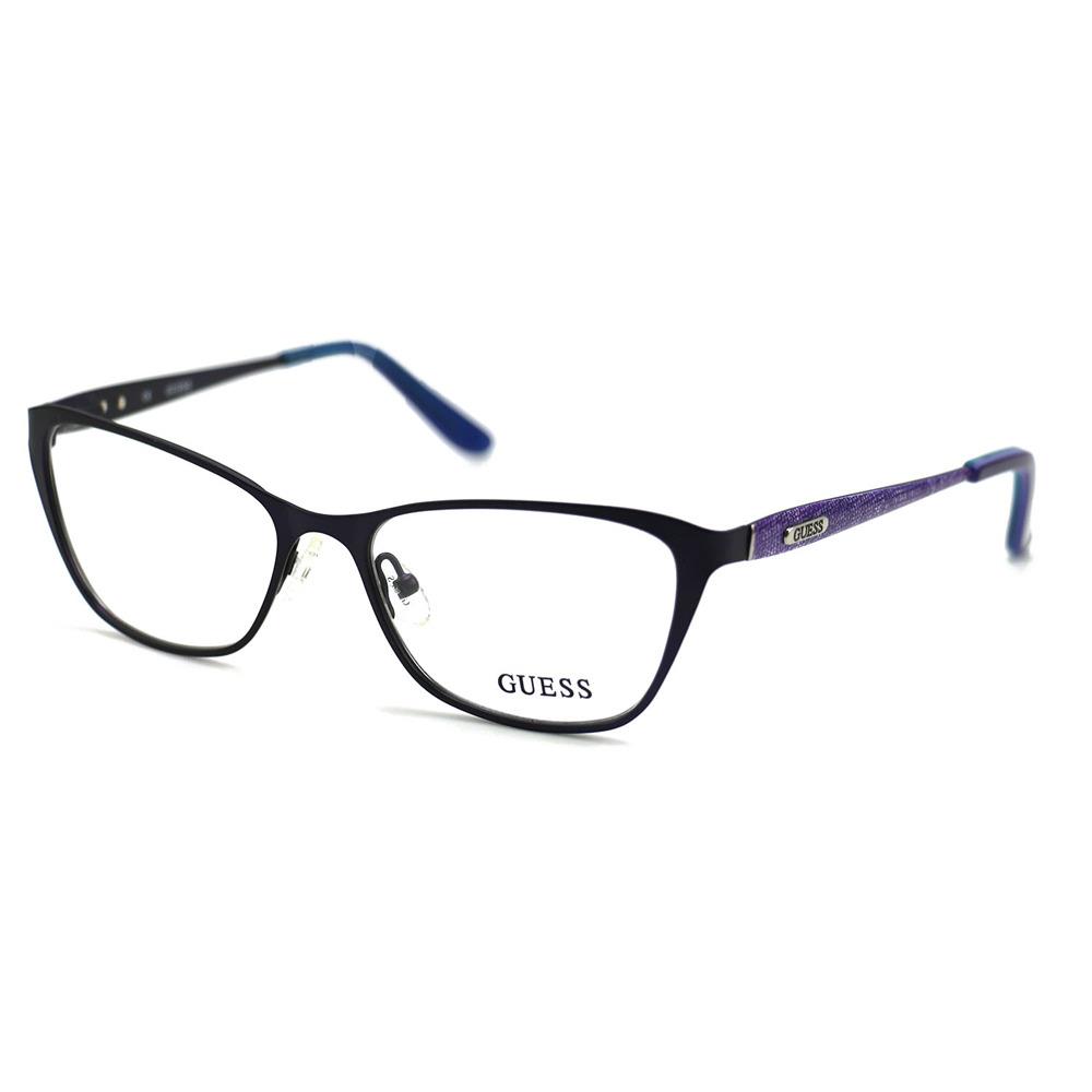 Guess Women`s Eyeglasses GU2425 Pur Purple 52 16 135 Frames Oval