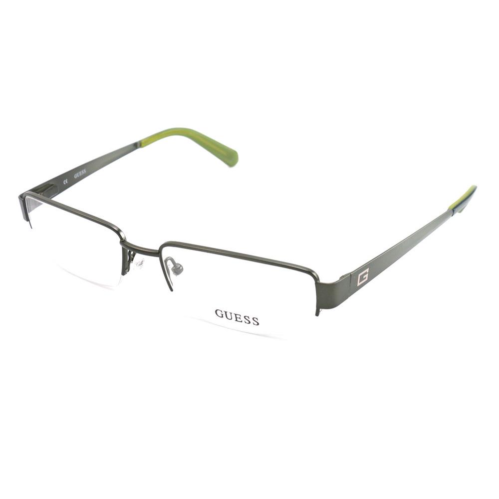 Guess Eyeglasses Women GU 1767 OL Olive Green 53 17 140 Semi Rimless Rectangle