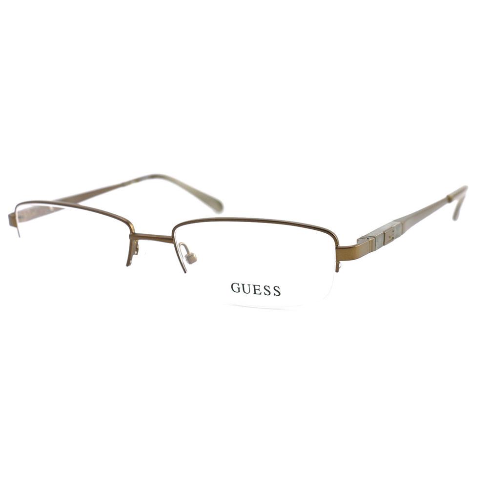 Guess Eyeglasses Men GU 1816 Brn Brown 54 17 140 Semi Rimless Rectangle