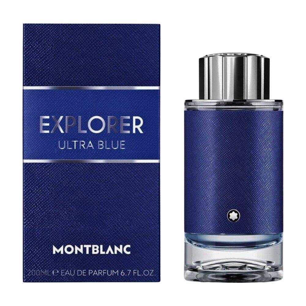 Montblanc Men`s Explorer Ultra Blue Edp Spray 6.7 oz Fragrances 3386460124195