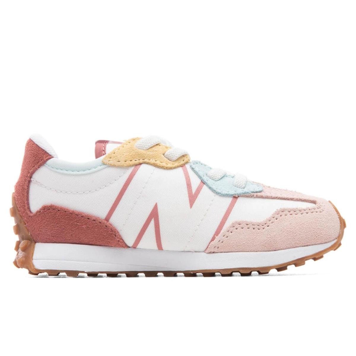 New Balance 327 White/pink IH327HG1 Toddler