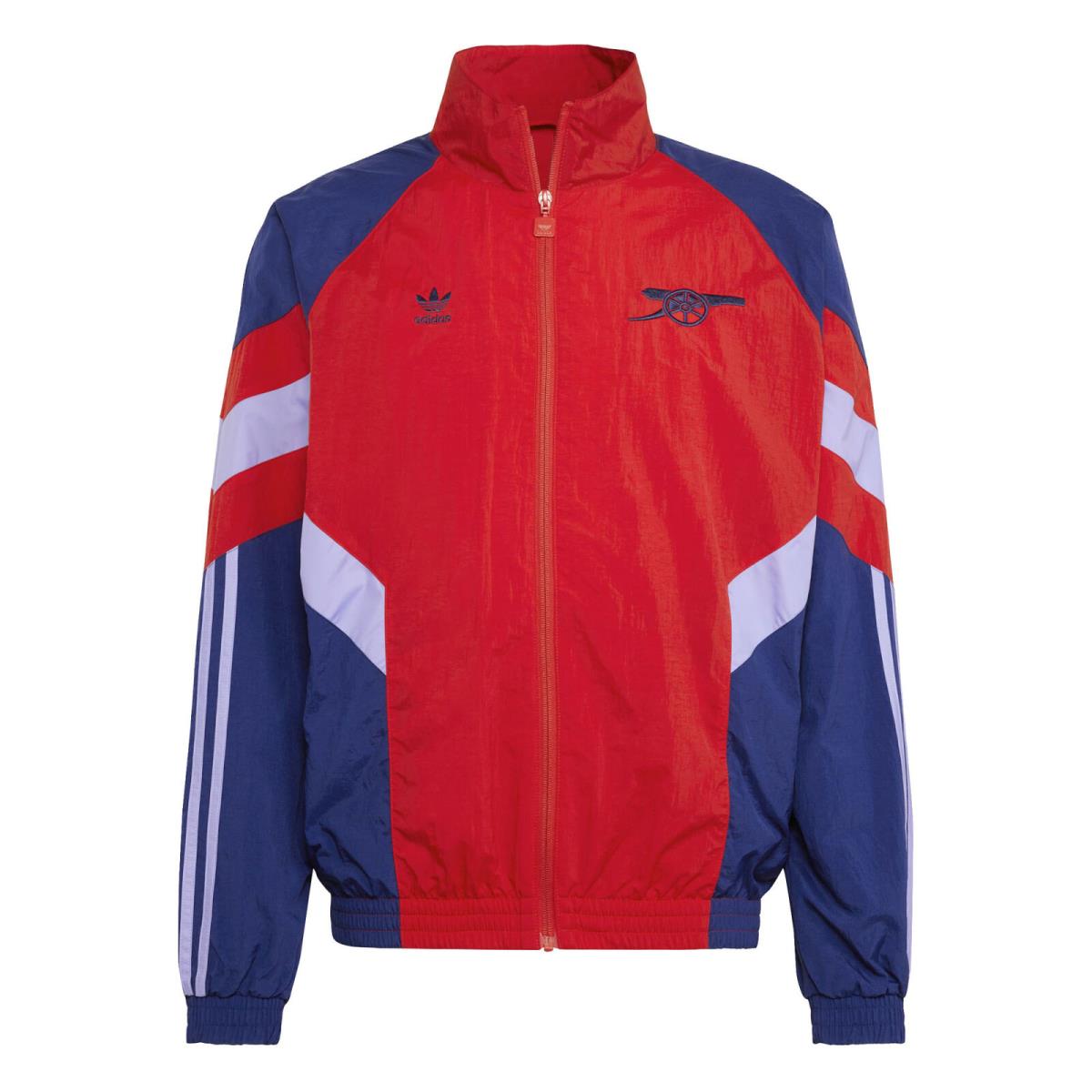 Men`s Adidas Originals Scarlet Arsenal Lifestyler Full-zip Track Jacket