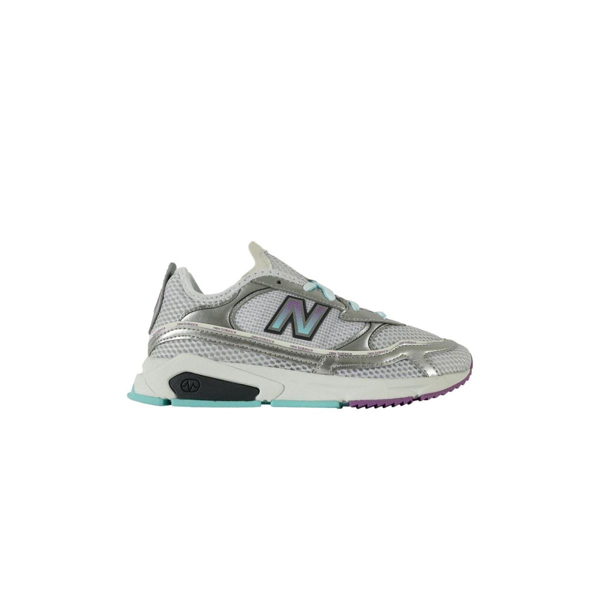 New Balance X Racer Silver/newport Blue-purple Wsxrchkb Women`s