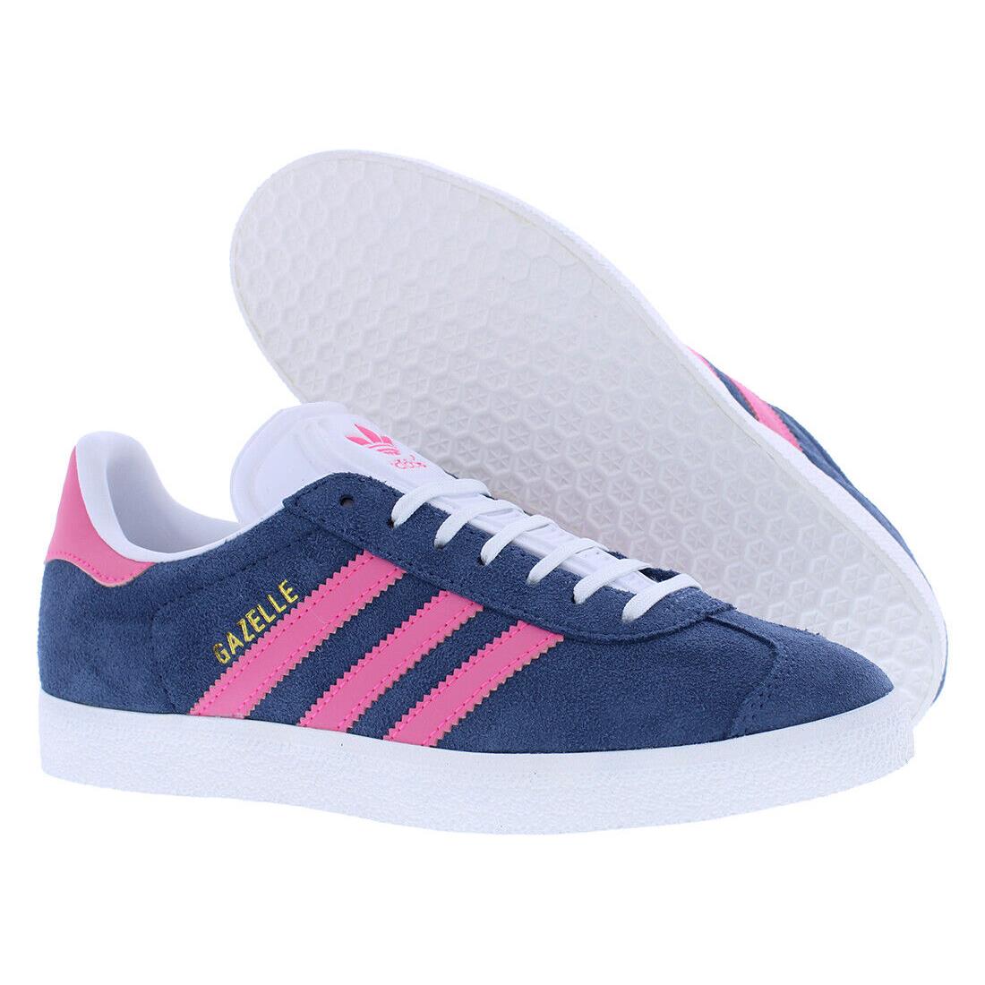 Adidas Gazelle Womens Shoes - Navy/Pink, Main: Blue