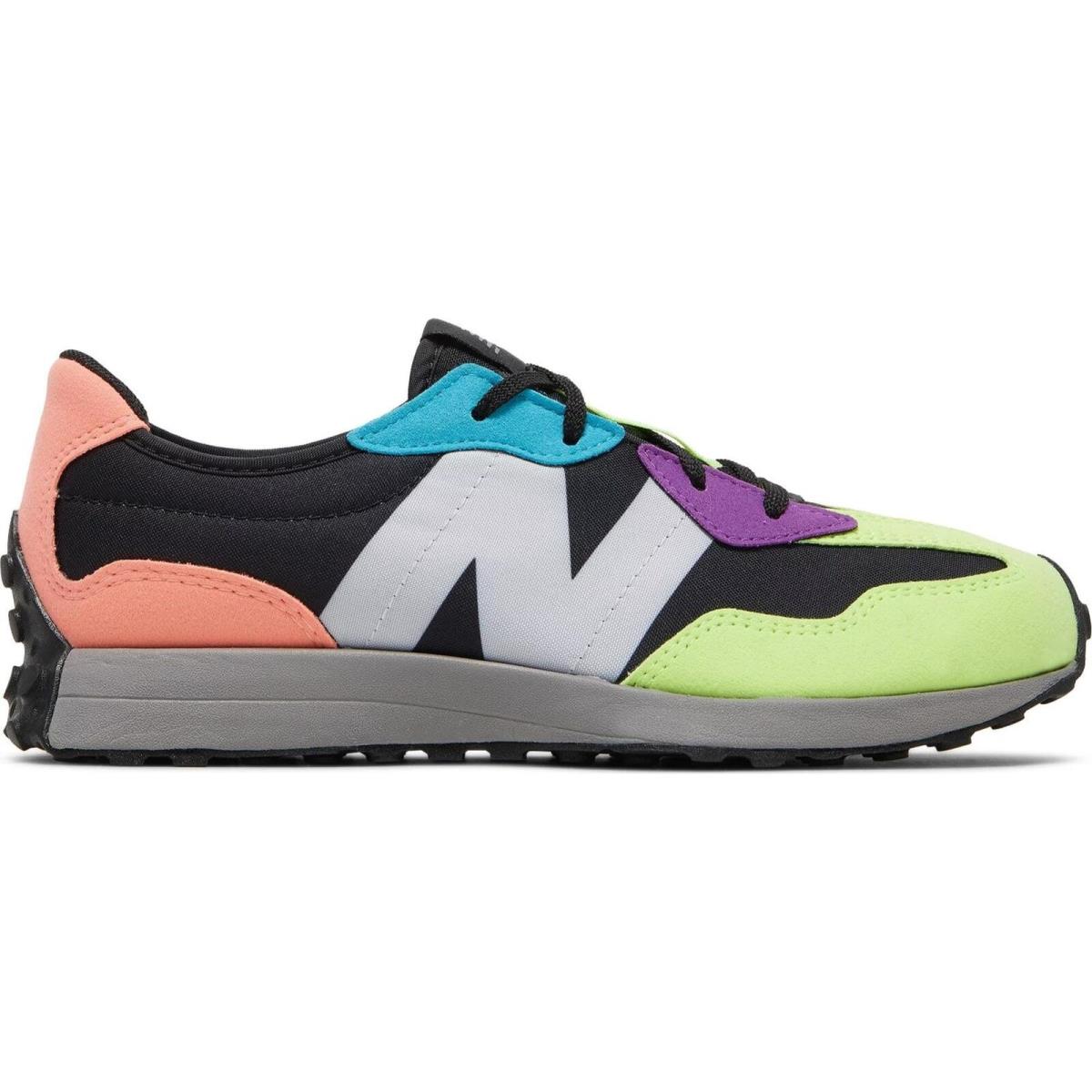 New Balance 327 Black/multi Color PS327EA Pre-school