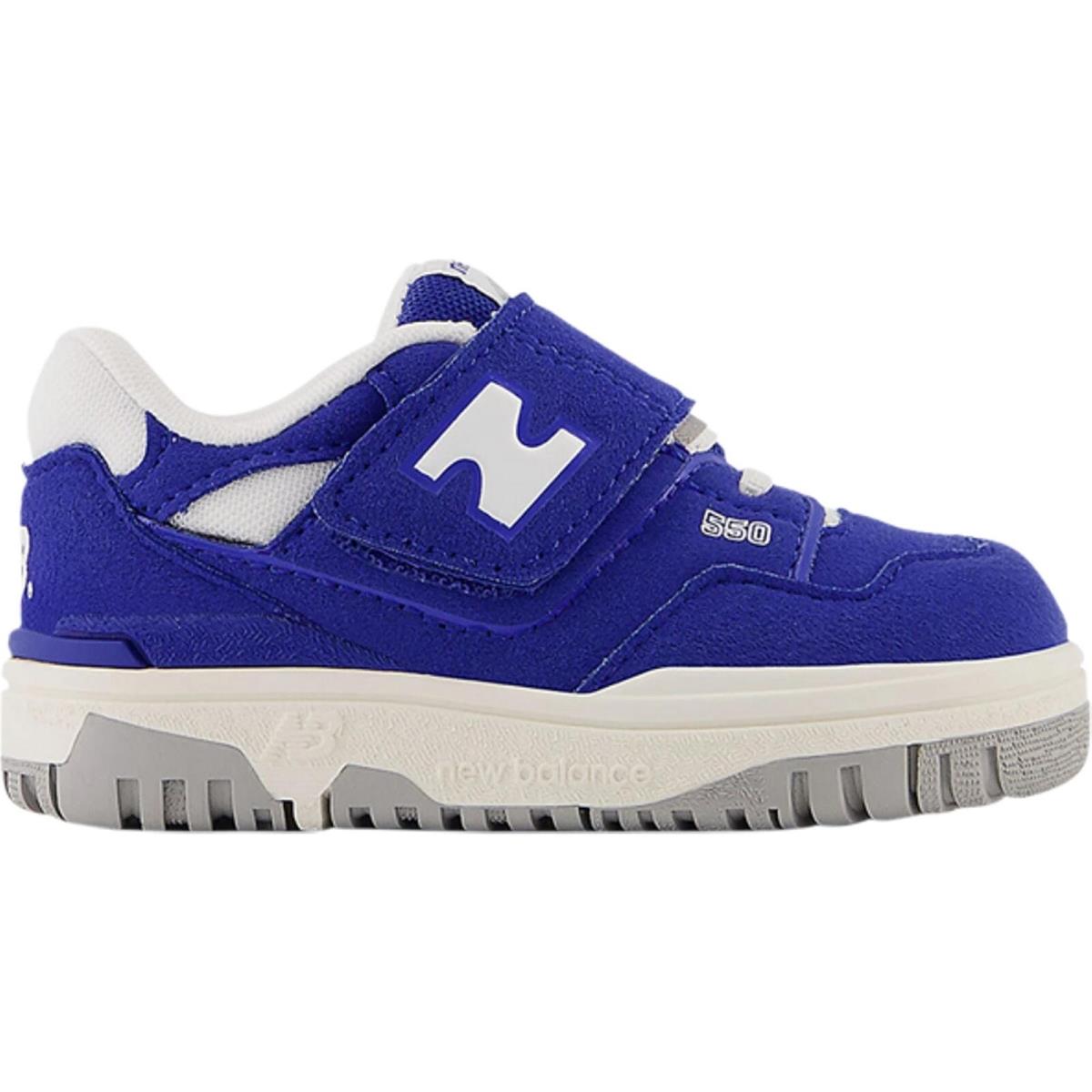 New Balance 550 Bungee Lace with Top Strap Blue/white IHB550NA Toddler