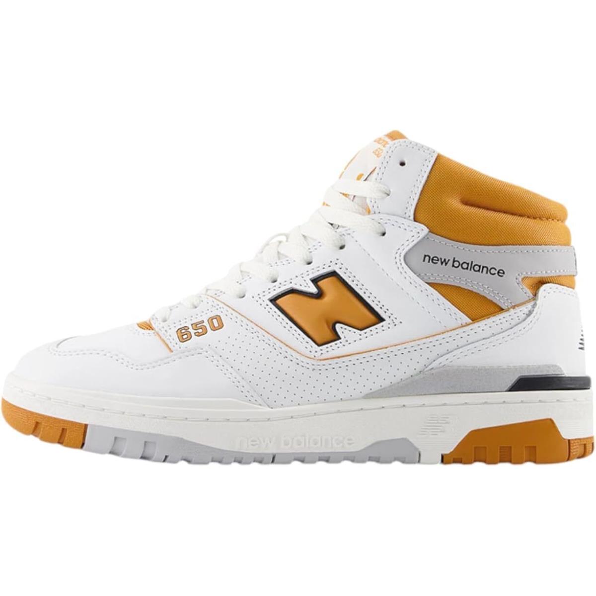 Men`s New Balance Lifestyle White/brown Canyon BB650RCL - White/Brown Canyon