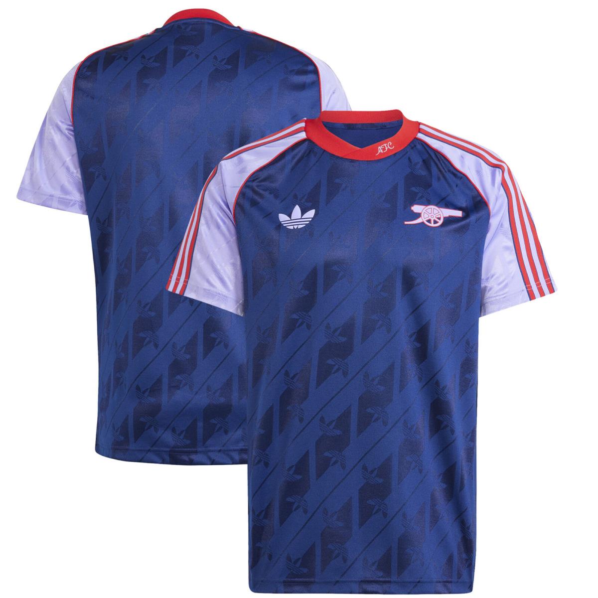 Men`s Adidas Originals Navy Arsenal Lifestyler Jersey