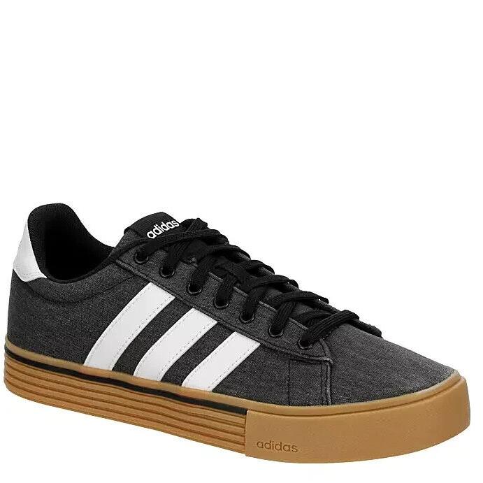 Adidas Daily 4.0 Mens Canvas Ortholite Low Top Casual Fashion Sneakers Black - Green