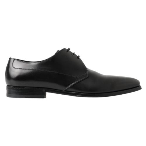 Dolce Gabbana Black Derby Formal Dress Shoes