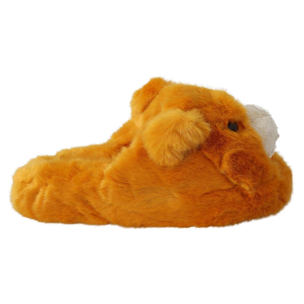 Dolce Gabbana Yellow Lion Flats Slippers Sandals Shoes