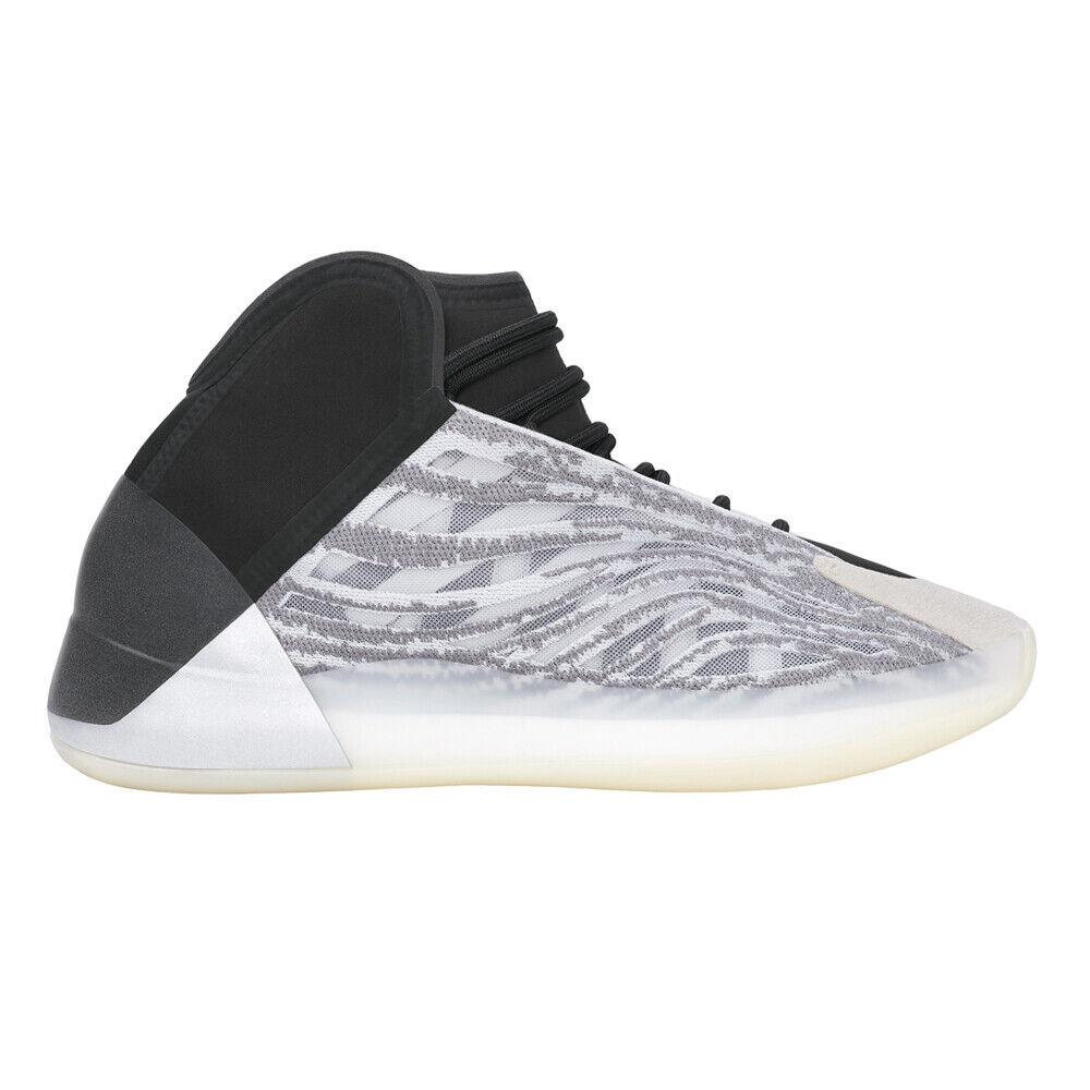 Adidas Yeezy Qntm Basketball Mens Grey Sneakers Athletic Shoes Q46473