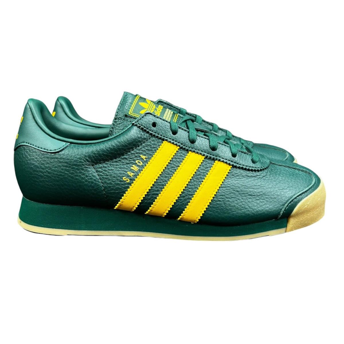 Adidas Originals Samoa J Green Gold Shoes IF7145 Youth Unisex Sizes 5 - 7 - Green