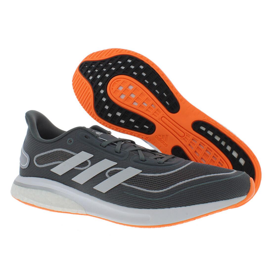 Adidas Supernova M Mens Shoes - Grey/White/Orange, Main: Grey