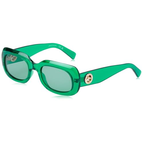 Longchamp LO-716S 303 Crystal Green Sunglasses with Green Lenses