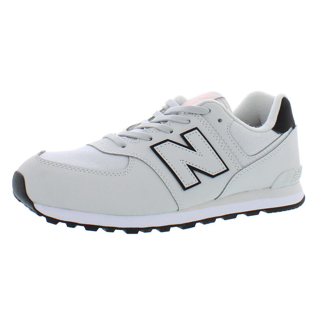 New Balance 574 Boys Shoes Size 6.5 Color: Cement/black