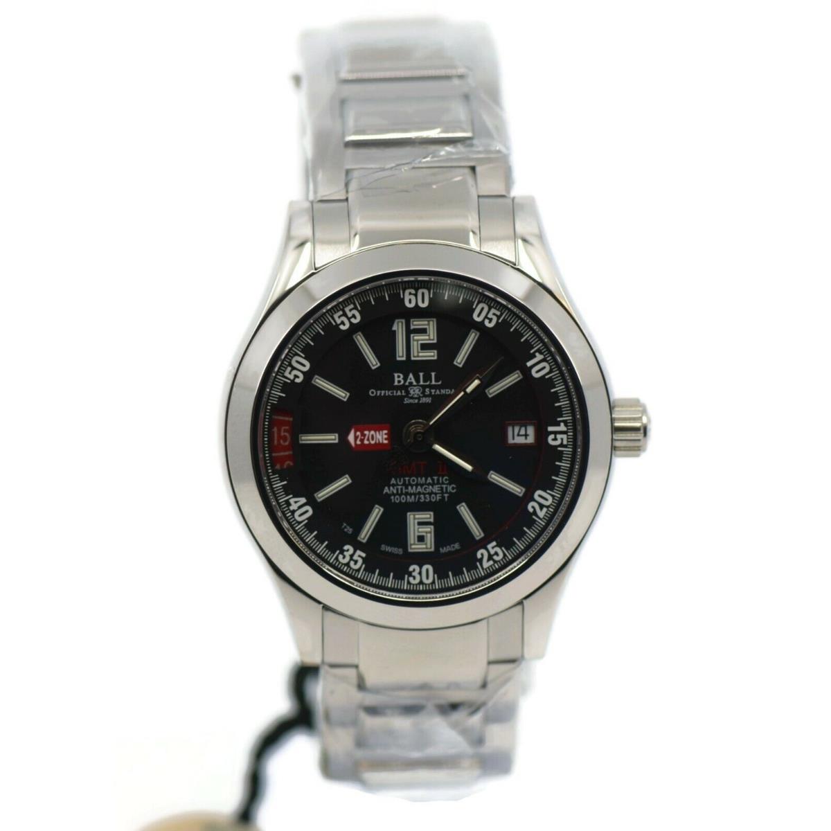 Ball Engineer Master II Gmt Stainless Steel Watch GM1032C-S1AJ-BK