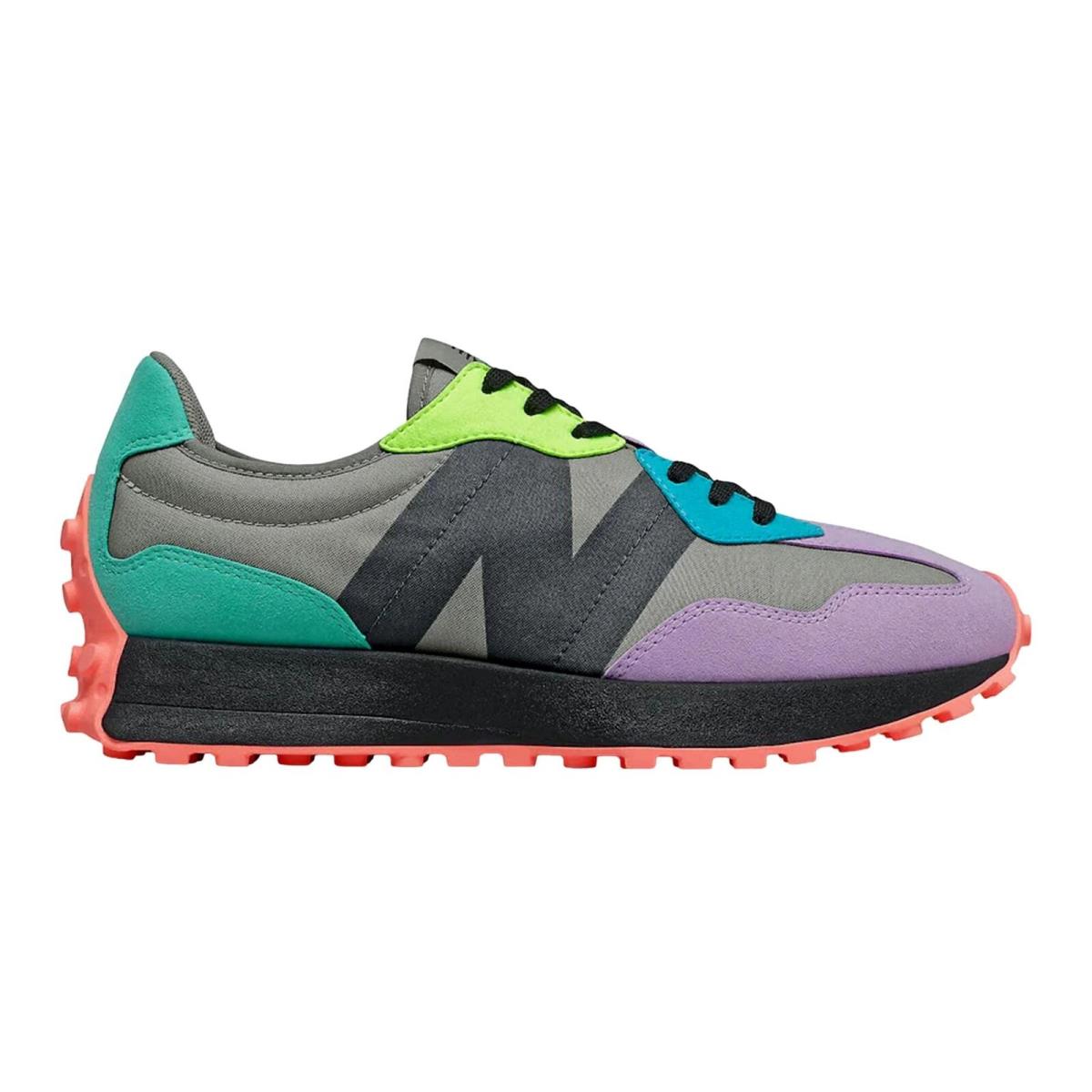 New Balance 327 Magnet/dark Violet GS327EB Grade-school Size 3.5Y Medium