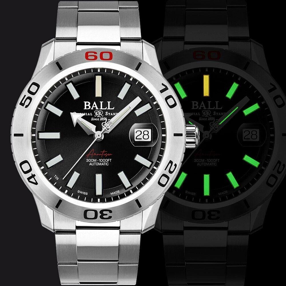 Ball Fireman Necc II DM3090A-S12J-BK 42 mm Automatic 300m