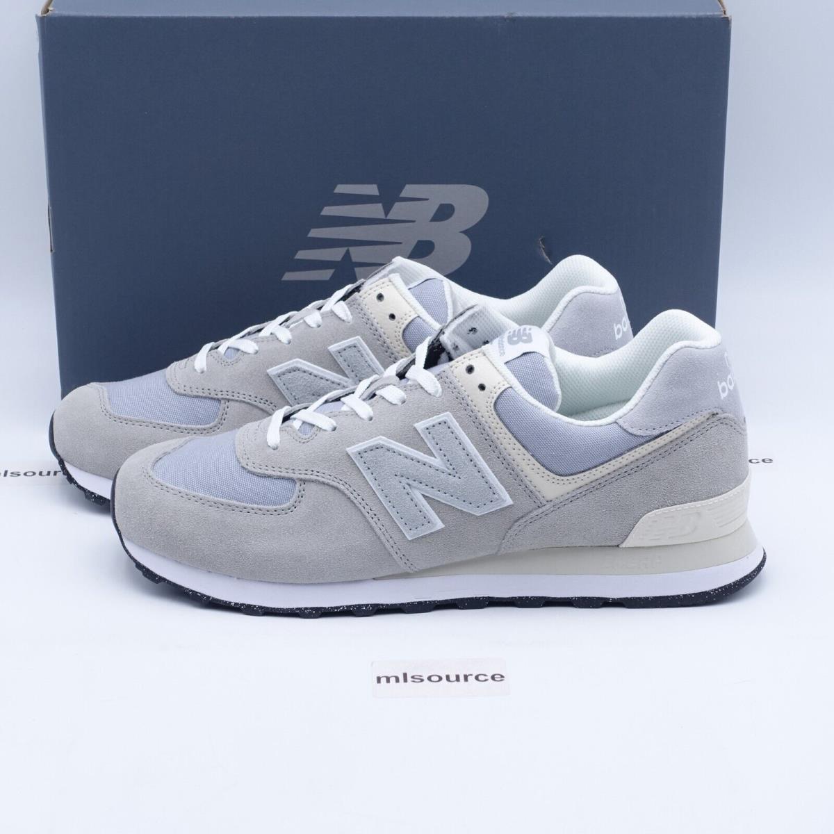 Size 10.5 Men`s New Balance 574 Sneakers ML574RD2 Grey/sea Salt