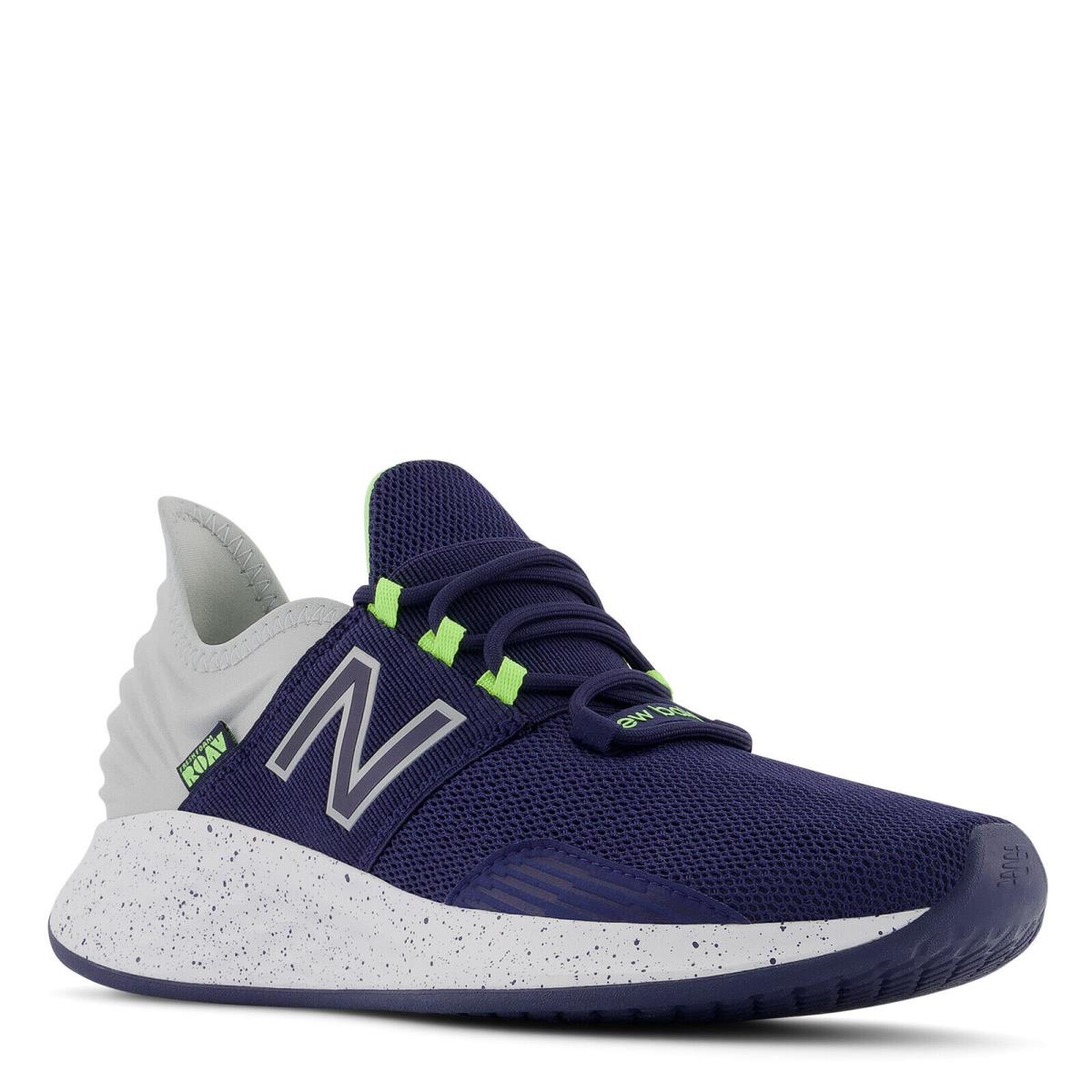 Women`s New Balance Fresh Foam Roav Running Shoe Wroavnb Night Tide Mesh Synthe - Blue