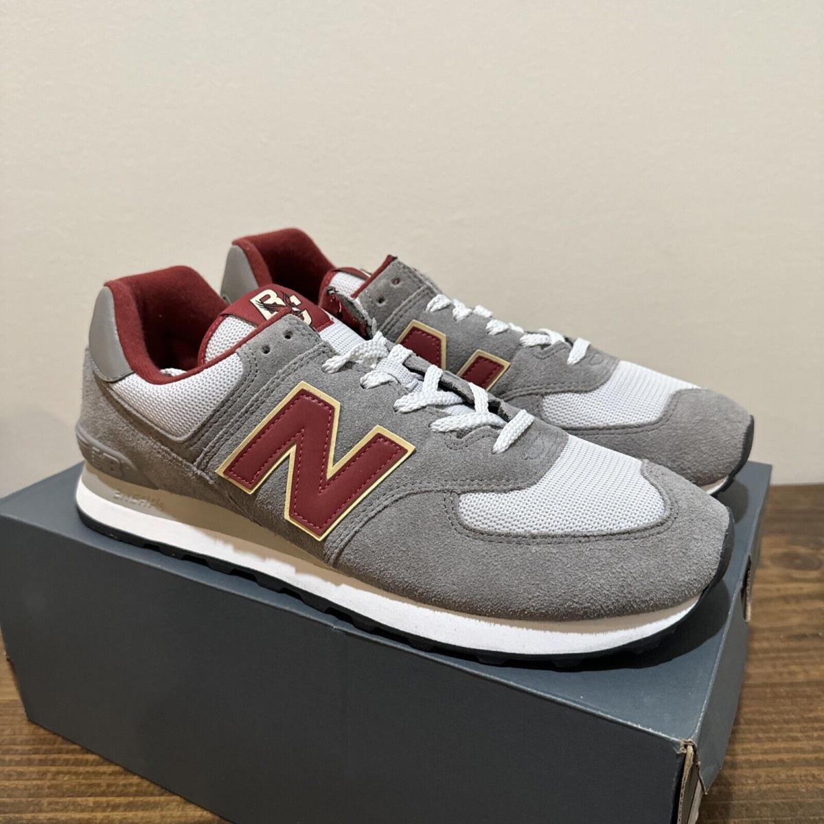 New Balance Mens 574 U574EGL Gray Casual Shoes Sneakers Size 11.5 D