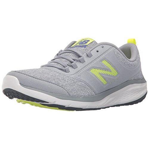 New Balance Women`s 85v1 Walking Shoe Grey/yellow 5 B US