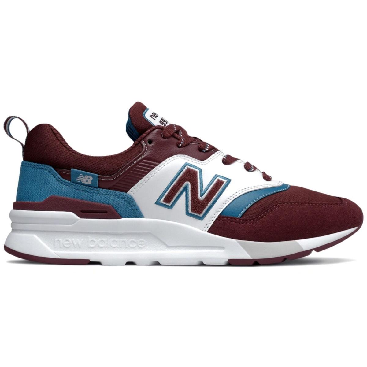 New Balance 997 Brown/white-blue CM997HEW Men`s Size 7 D