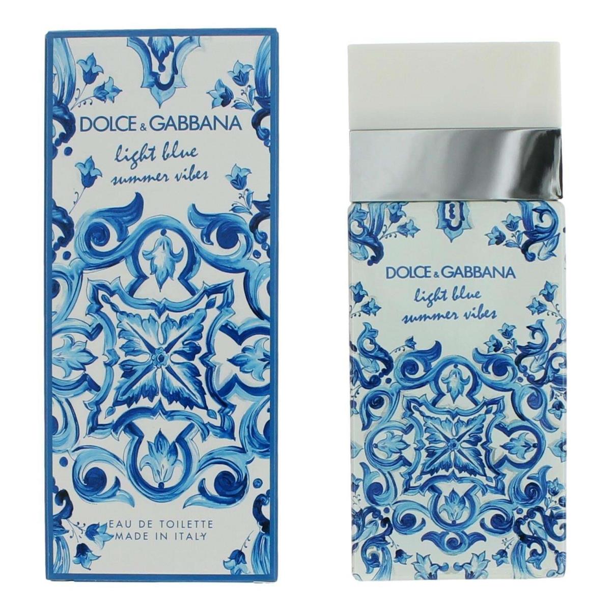 Light Blue Summer Vibes By Dolce Gabbana 3.3 Oz Edt Spray For Women